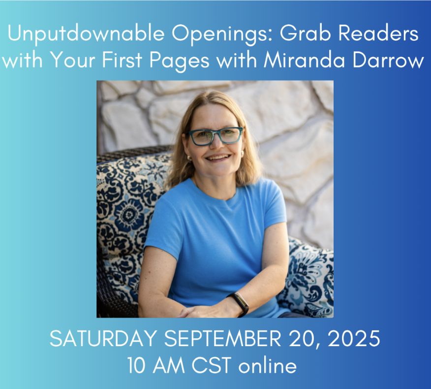 Unputdownable Openings: Grab Readers with Your First Pages with Miranda Darrow