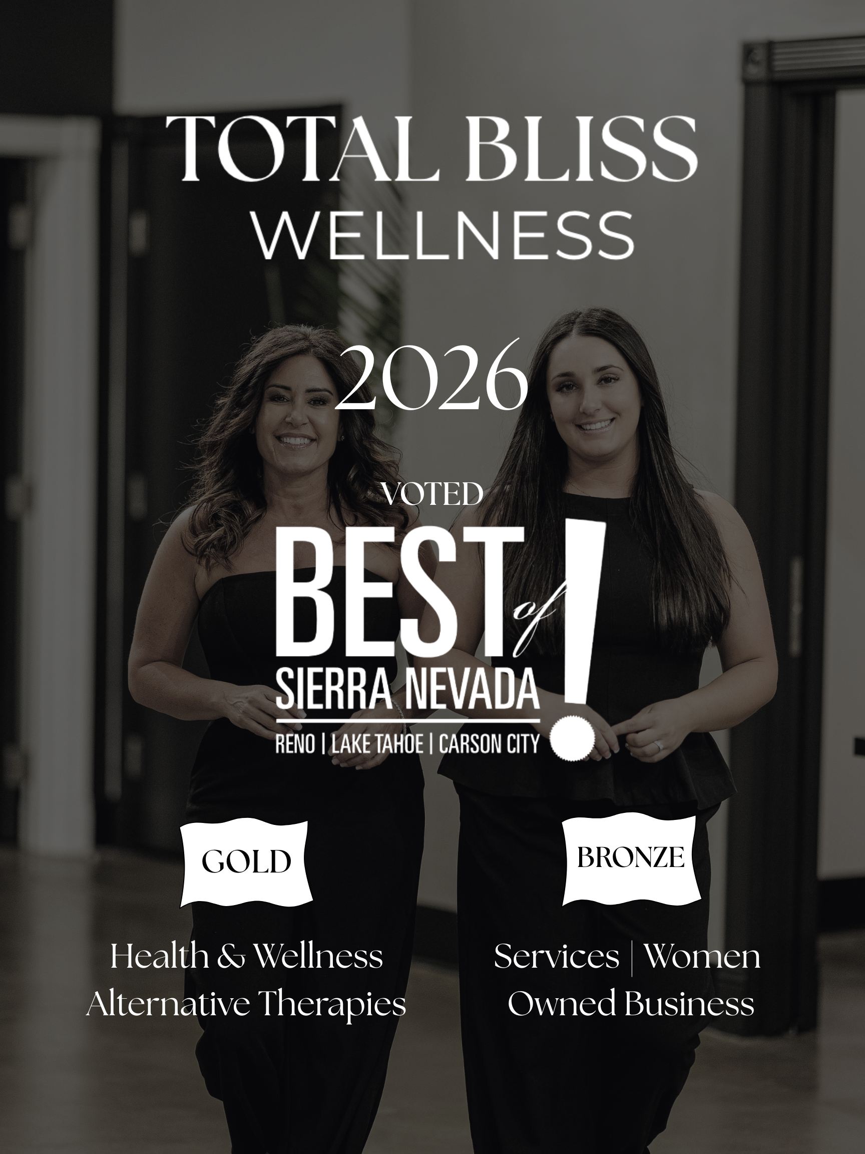 Total Bliss Wellness Wins Two 2026 Best of Sierra Nevada Awards