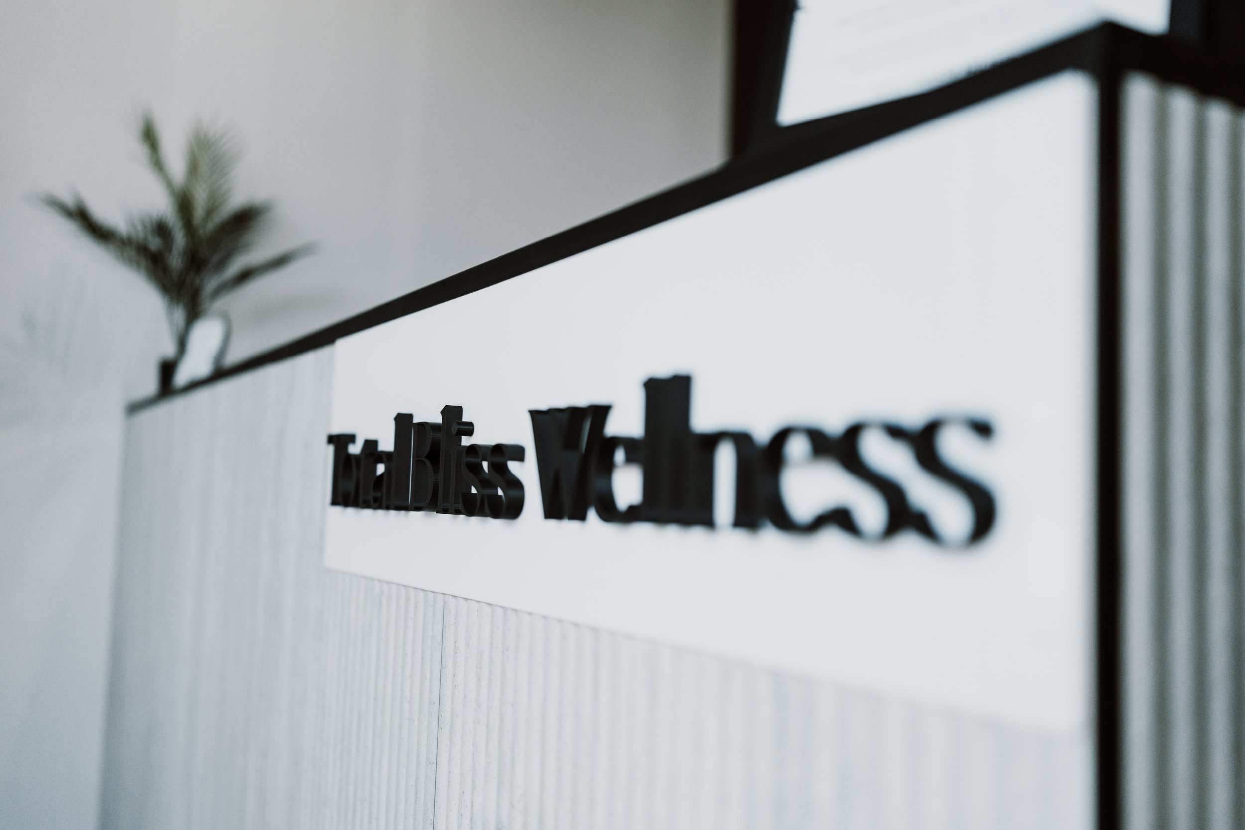 Total Bliss Wellness Front Desk