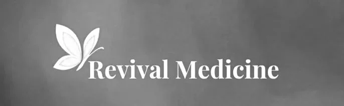 Revival Medicine logo with a stylized butterfly above the text.