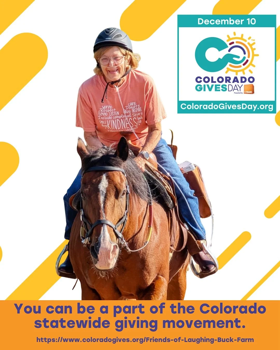 You can donate now for Colorado Gives Day and have your monthly donation MATCHED up to $100. 

This day of giving provides much needed resources for non-profit organizations like ours to continue our work in serving our community. Donate today! 

htt