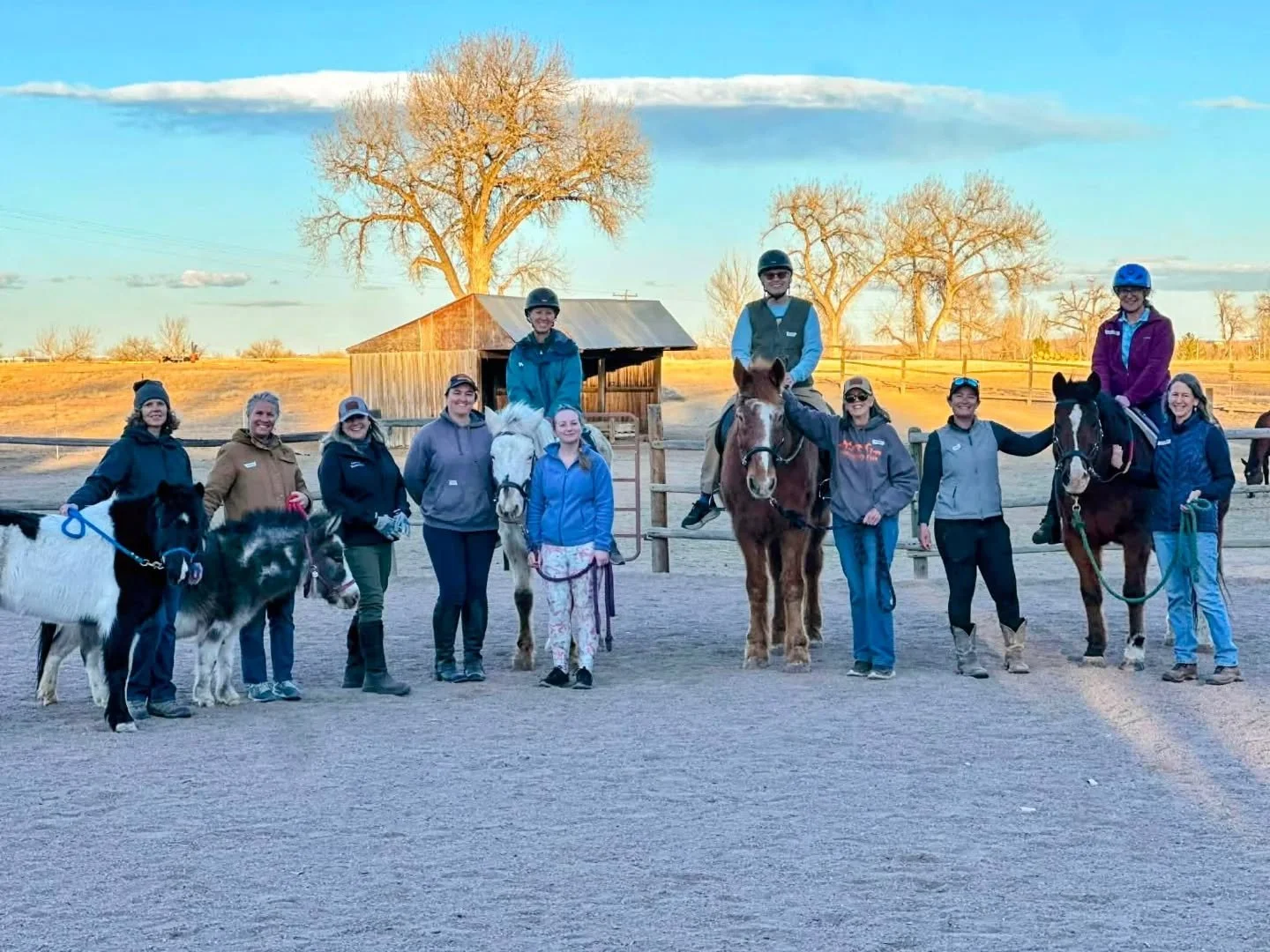 Continuing Education Volunteer Training! We had a great turnout of volunteers and board members, as well as two new potential volunteers. We covered details of safety during grooming, tacking, and mounting practices in Adaptive Riding classes, as wel