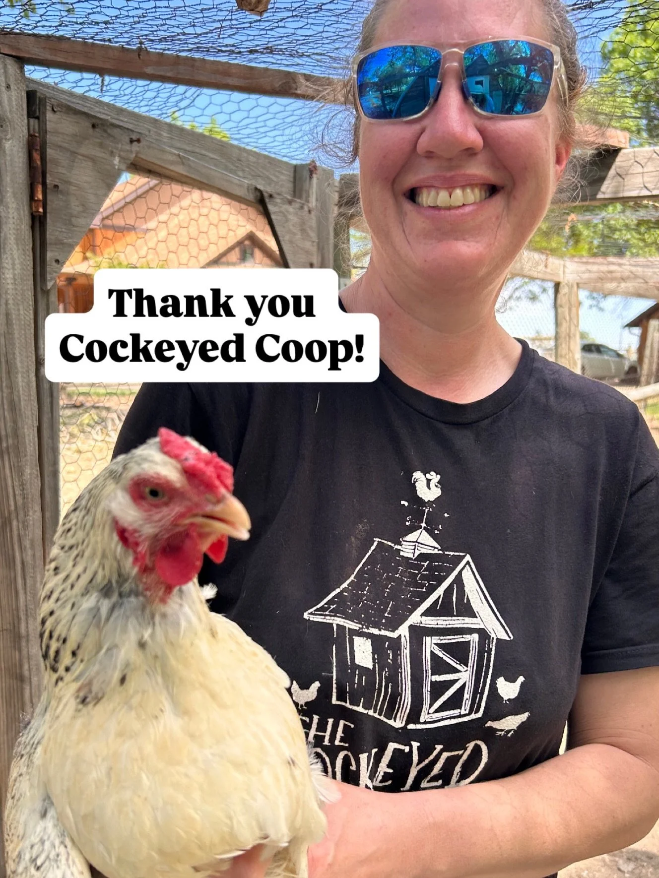I would like to extend a heartfelt thanks to @danielleinnoco for coming out to the farm to help treat our chickens.  Birds should be treated regularly for mites and since my flock is so large, she offered to come out and help me. That meant a lot! 

