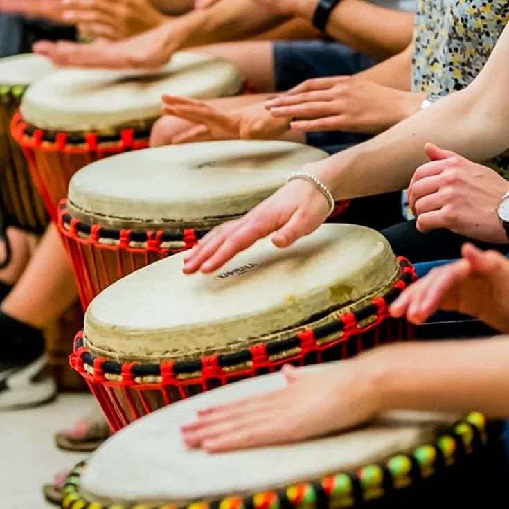 June 28 West African Drumming Workshop at Laughing Buck Farm