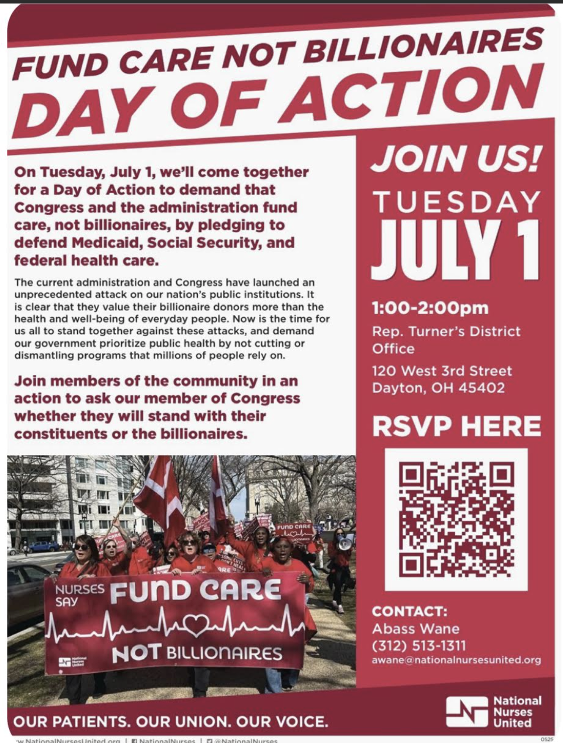*Fund Care, Not Billionaires Rally