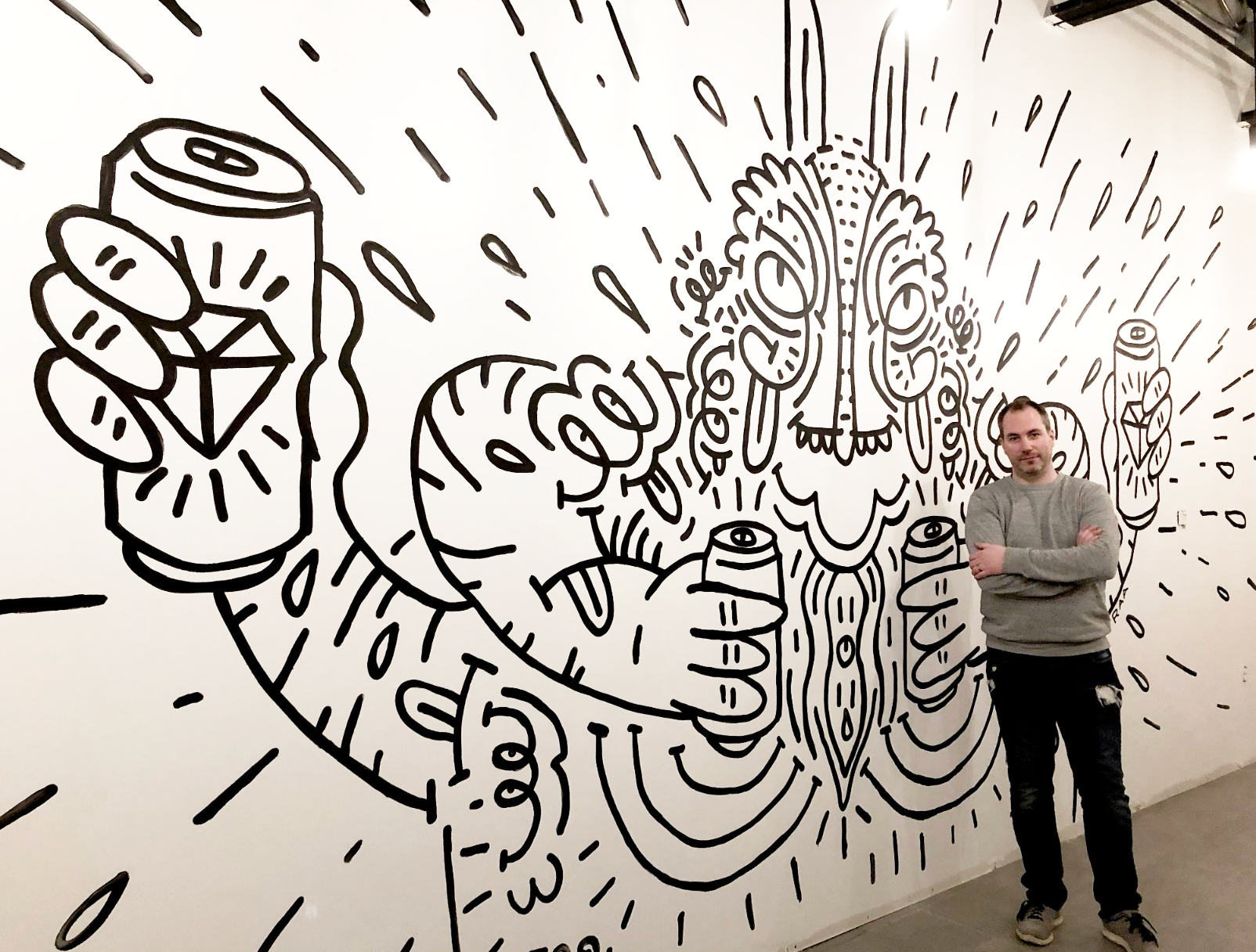 BRASSERIE CHEERS - MURALE