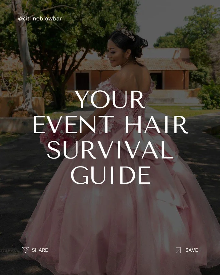 Senior portraits? 📸
Homecoming? 💃
Quincea&ntilde;eras? 👑
Family photos? 👩&zwj;👩&zwj;👧

Every big moment feels better when your hair isn&rsquo;t a second thought. ✨

At Citrine, we create blowouts that hold through humidity, dancing, endless pho