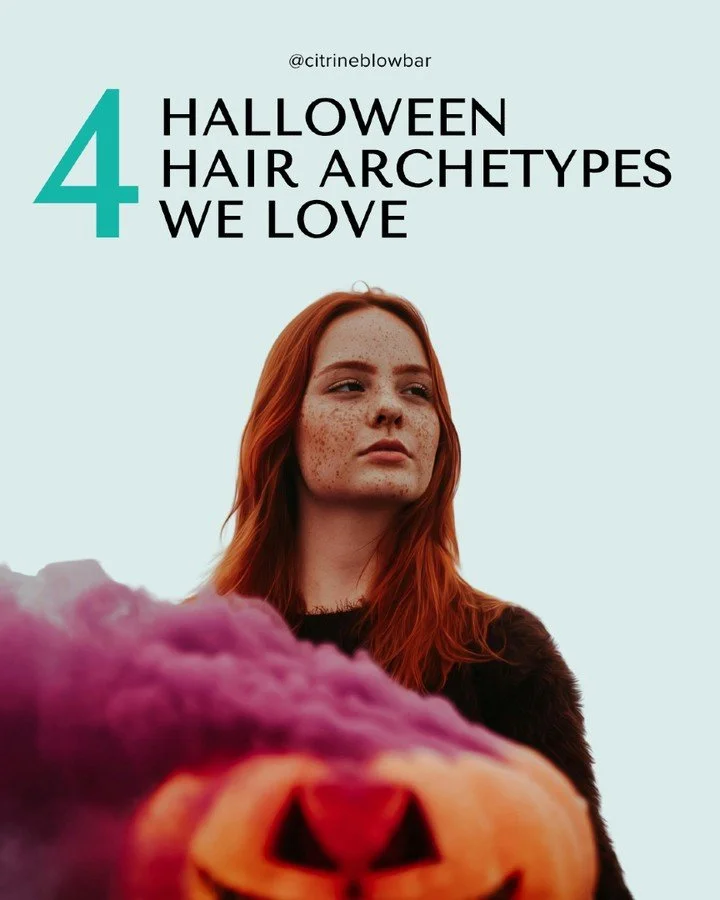 Halloween is basically a hair holiday. 👻 

Whether you&rsquo;re serving witchy sleek, diva-level volume, glam vampire waves, or storybook princess curls&mdash;your blowout is the best accessory.

✨ Swipe to find your archetype, then book your style 
