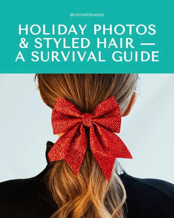 Holiday photos are coming&hellip; and your hair is NOT about to fumble the bag. 💁&zwj;♀️✨

Static, curl drop, long shoot days, outfit changes &mdash; your hair has opinions, but Citrine has the solutions.

This guide breaks down the real prep steps 