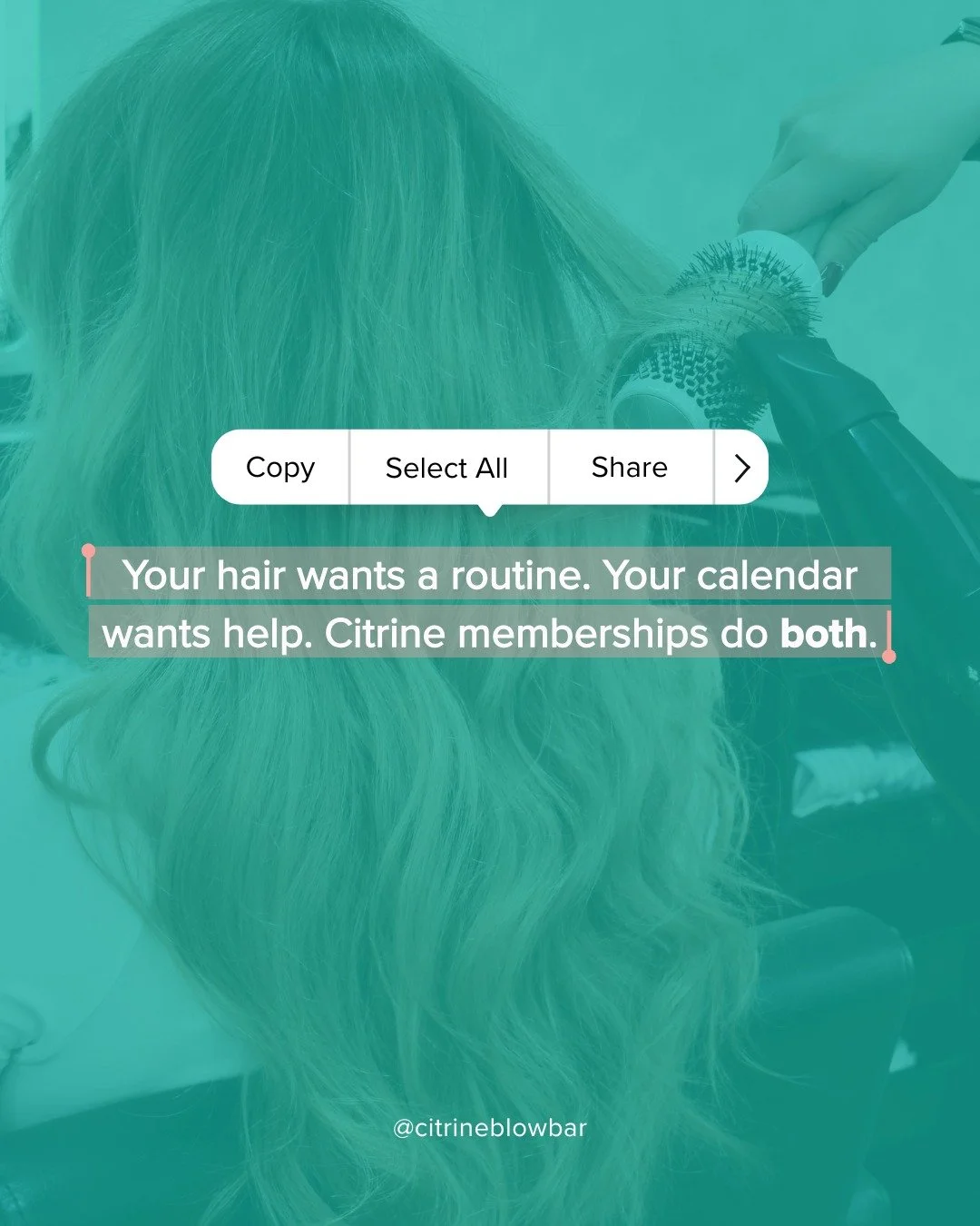 Your hair should not have to beg for consistency. 📣

If you already know you love a Citrine blowout, membership is the move. 

It keeps your appointment on the calendar, your routine easier, and your hair from entering &ldquo;I&rsquo;ll just figure 