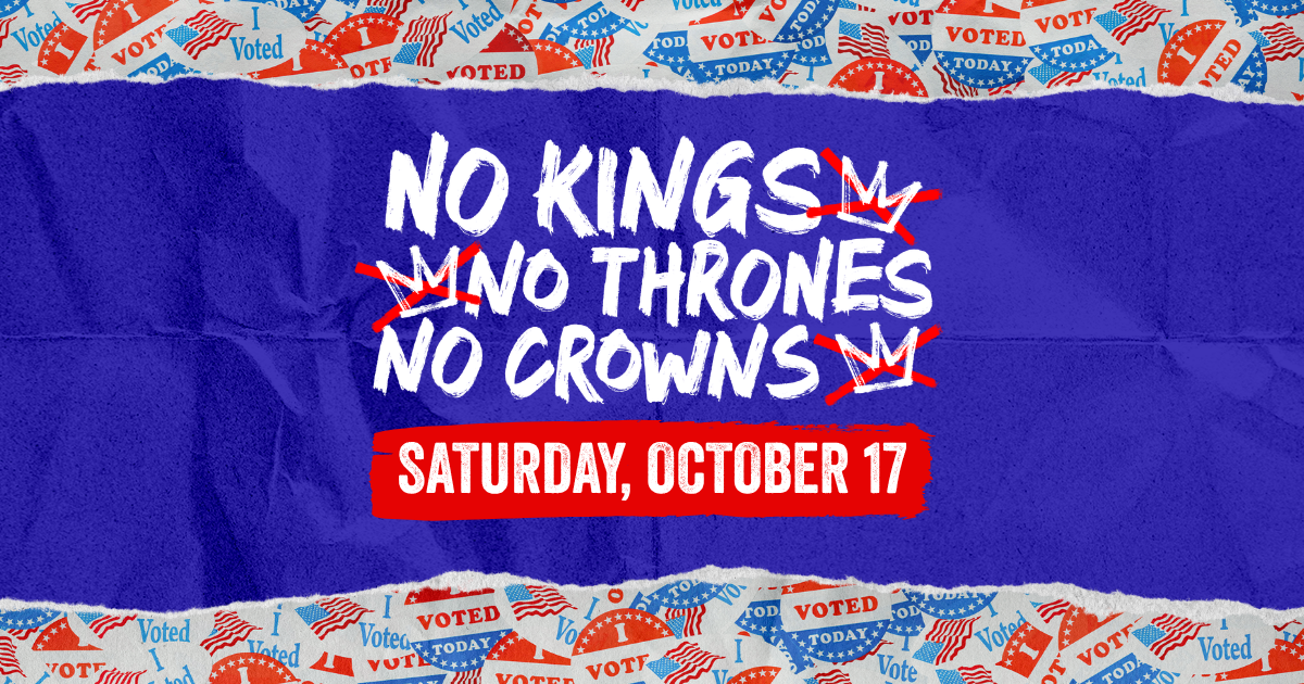 NO KINGS: Vote EARLY