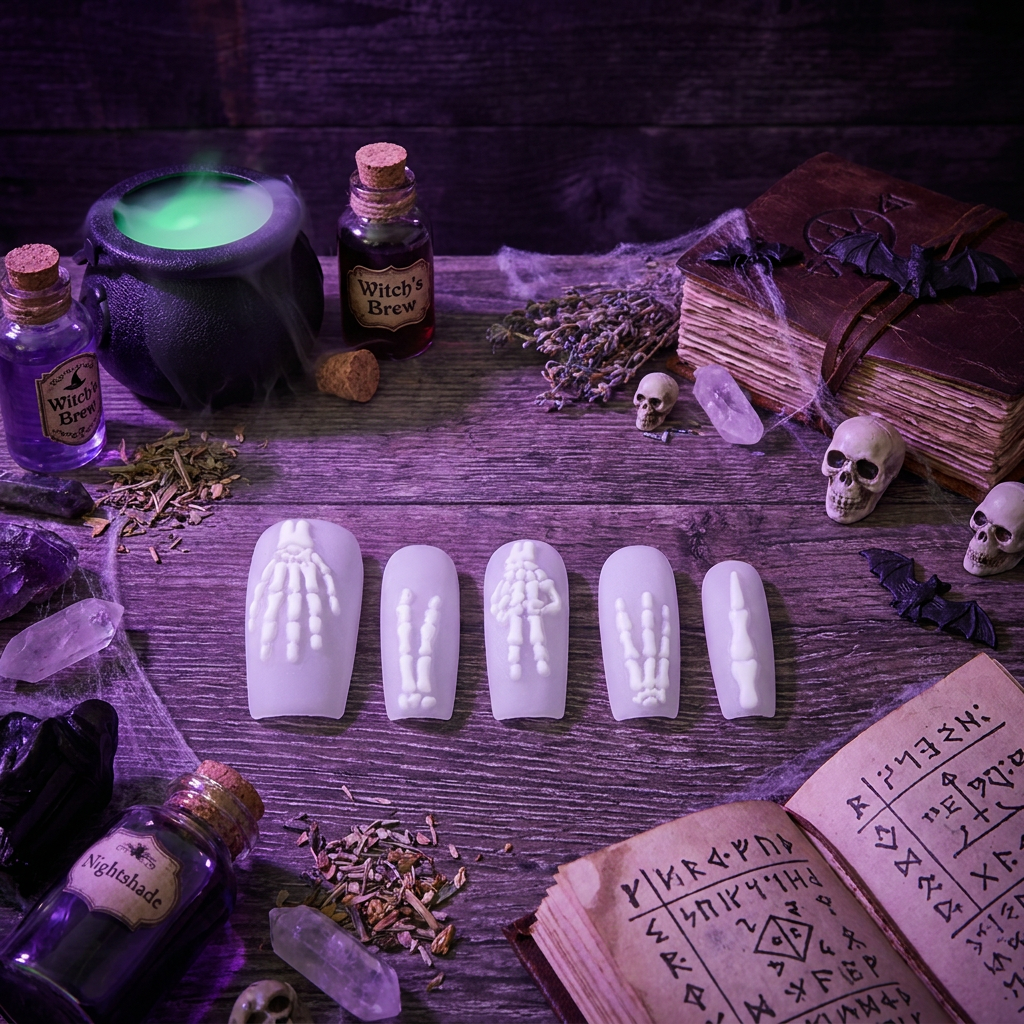 Bone Charm White - Witchy Table Setup.png