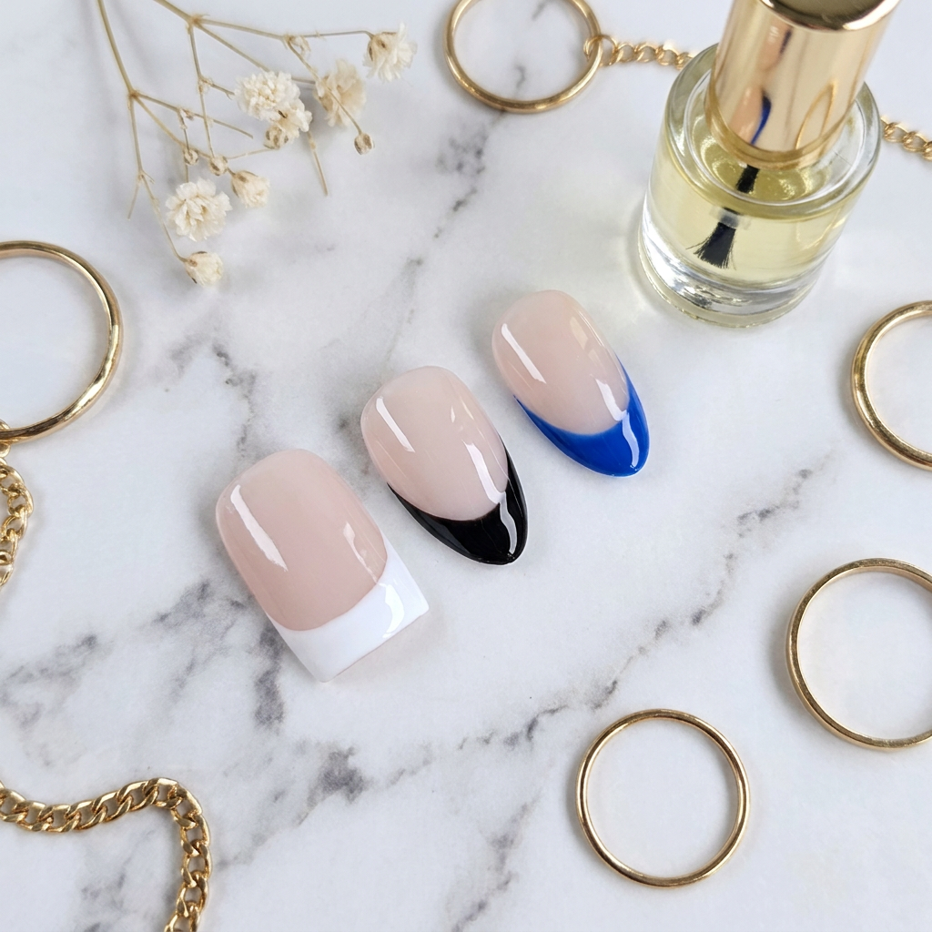 French Tip - White Black Blue Showcase.png