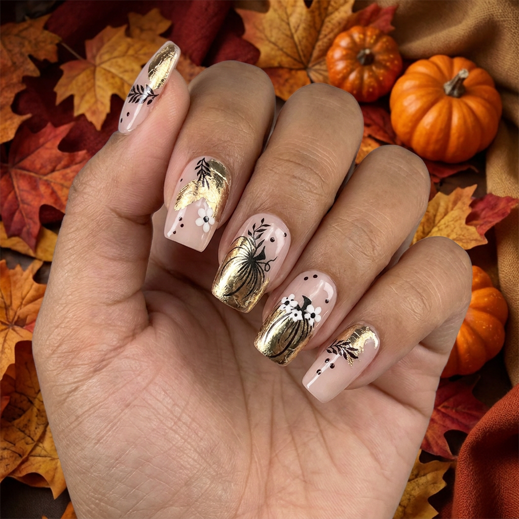 October Gold - Square Nails Medium Skin.png