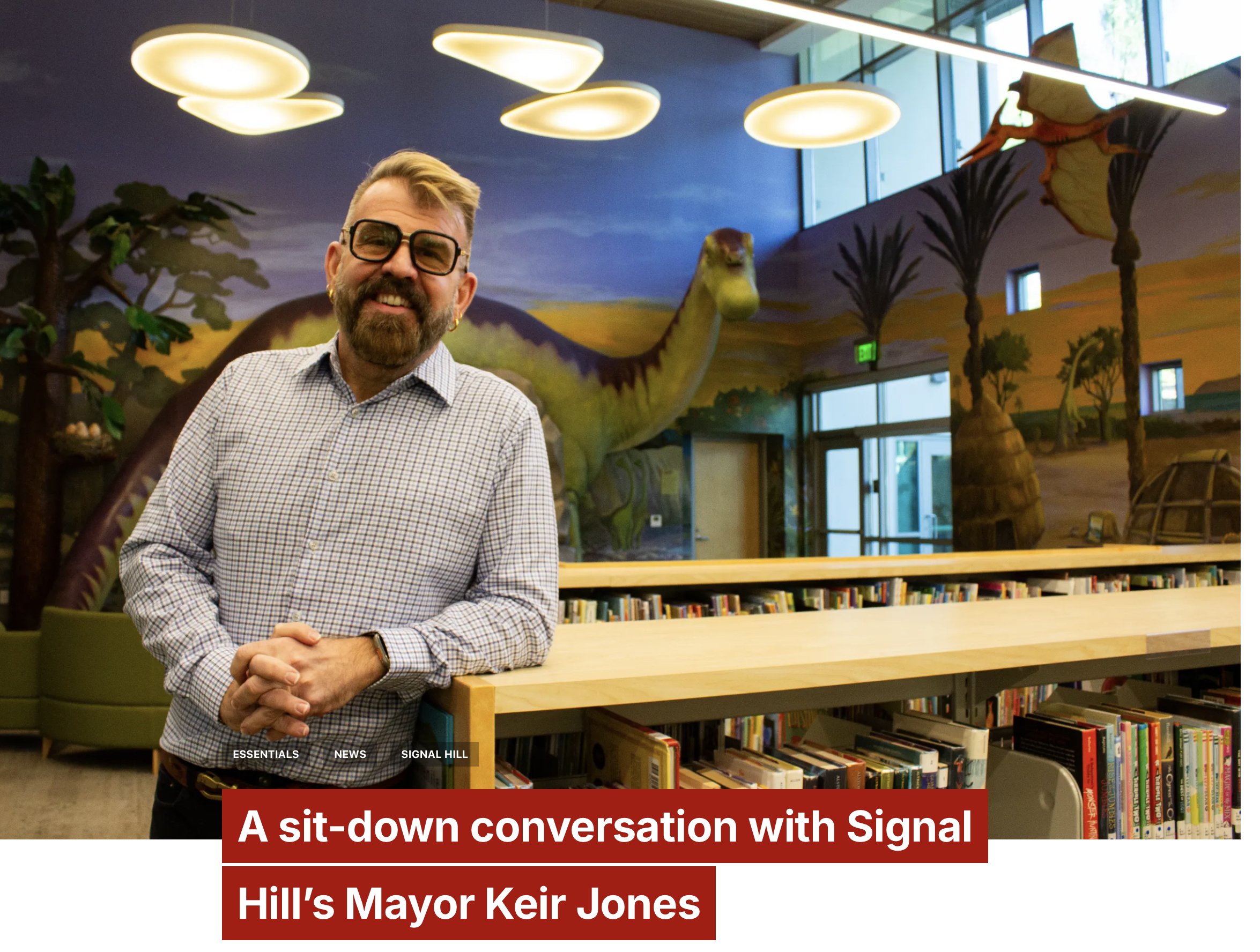 A sit-down conversation with Signal Hill’s Mayor Keir Jones