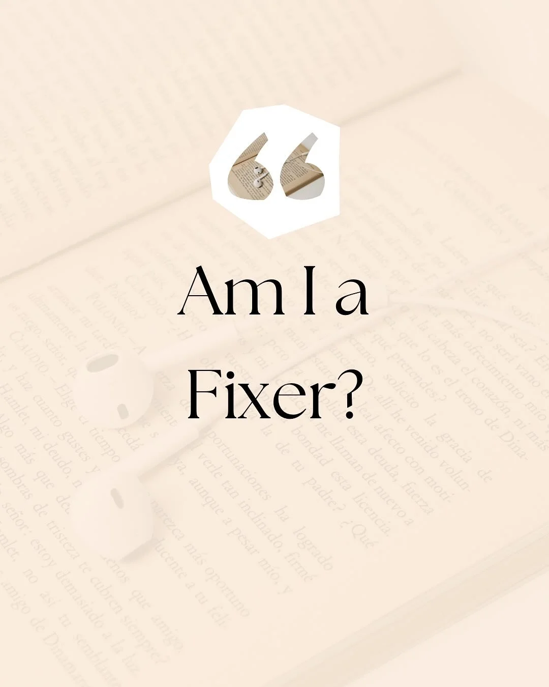 Let&rsquo;s talk about being a &ldquo;fixer&rdquo;.
Fixing is often a learned survival strategy, rooted in care but shaped by fear. We might not realise fixing isn&rsquo;t always helping&hellip;

This post is a gentle invitation to notice where the f