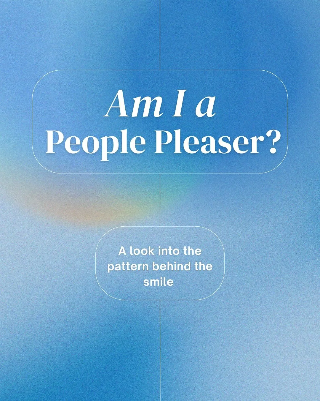 Do you find yourself people pleasing without realising it? This post breaks it down what might be going on. 

Everyone is worthy of love and kindness for the person they truly are ❤️

#attachment #trauma #peoplepleasing #mentalhealth #mentalhealthawa