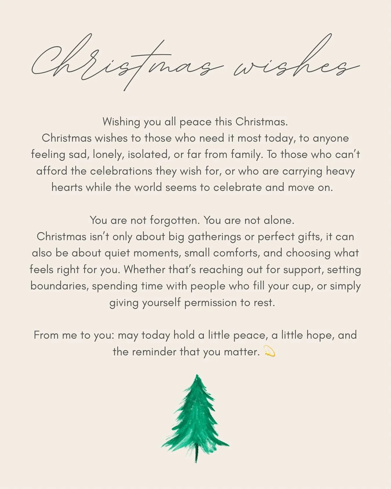 You are loved, worthy and not alone🎄

#christmas #mentalhealth