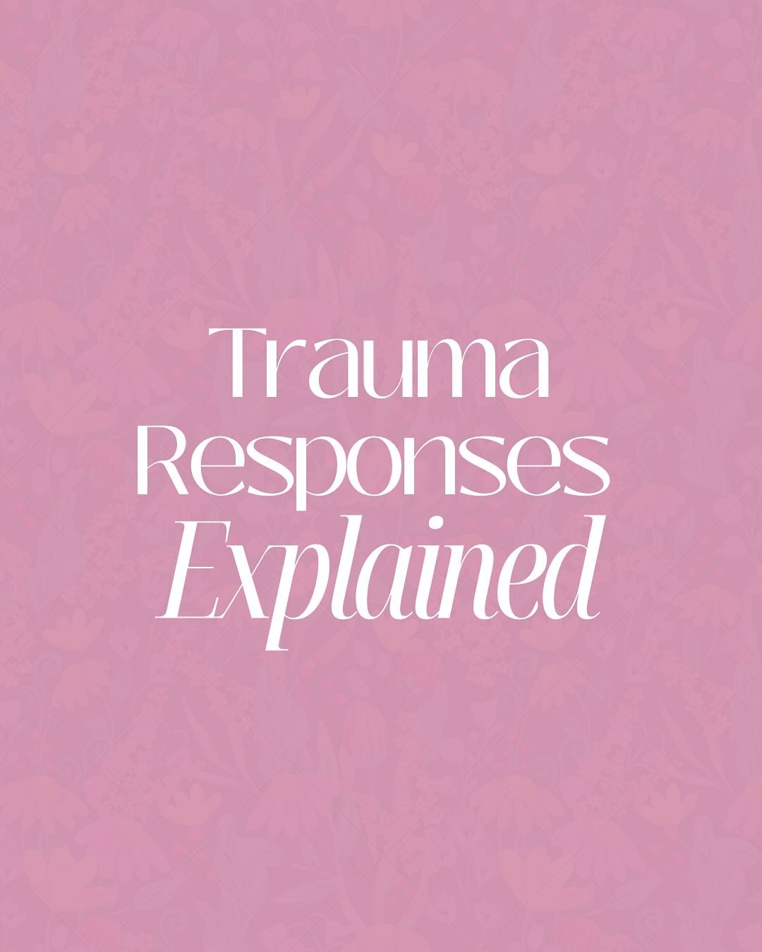 Understanding your trauma responses is the first step toward changing them. 

Therapy helps you build new patterns that come from safety, not survival.

You&rsquo;re not overreacting. You&rsquo;re protecting yourself and doing the best you can do in 