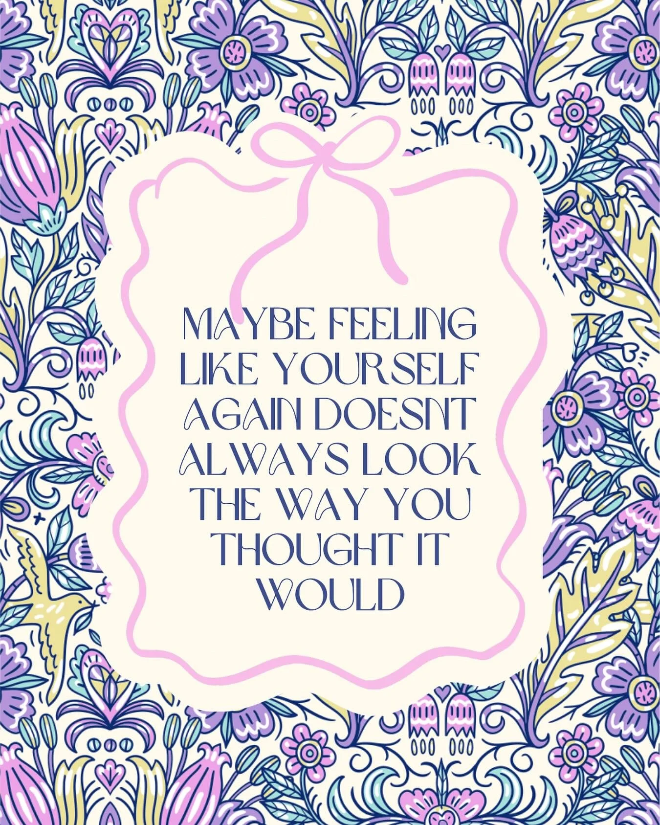 Sometimes &ldquo;feeling like yourself again&rdquo; doesn&rsquo;t show up as a big breakthrough or a dramatic shift. It can look quieter, slower, and a little different than you expected.

It might look like having more moments where you breathe with
