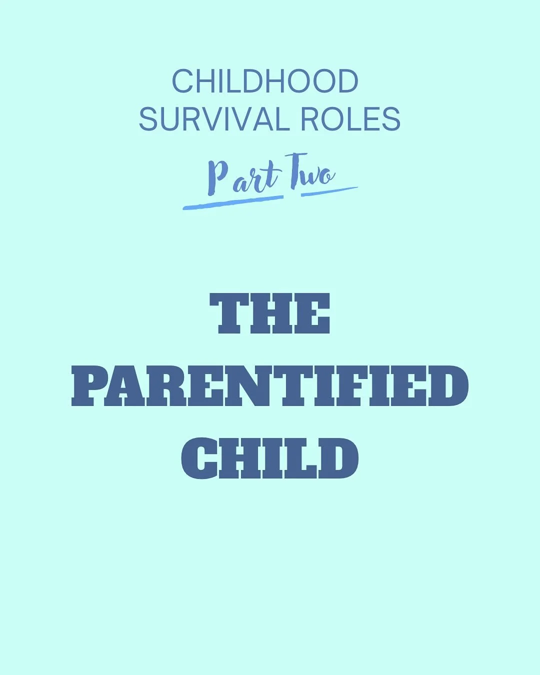 SURVIVAL ROLES: PART TWO.

Childhood survival roles are patterns that children step into when the environment around them feels overwhelming, unpredictable, or emotionally unsafe. These roles aren&rsquo;t chosen consciously, they form instinctively t