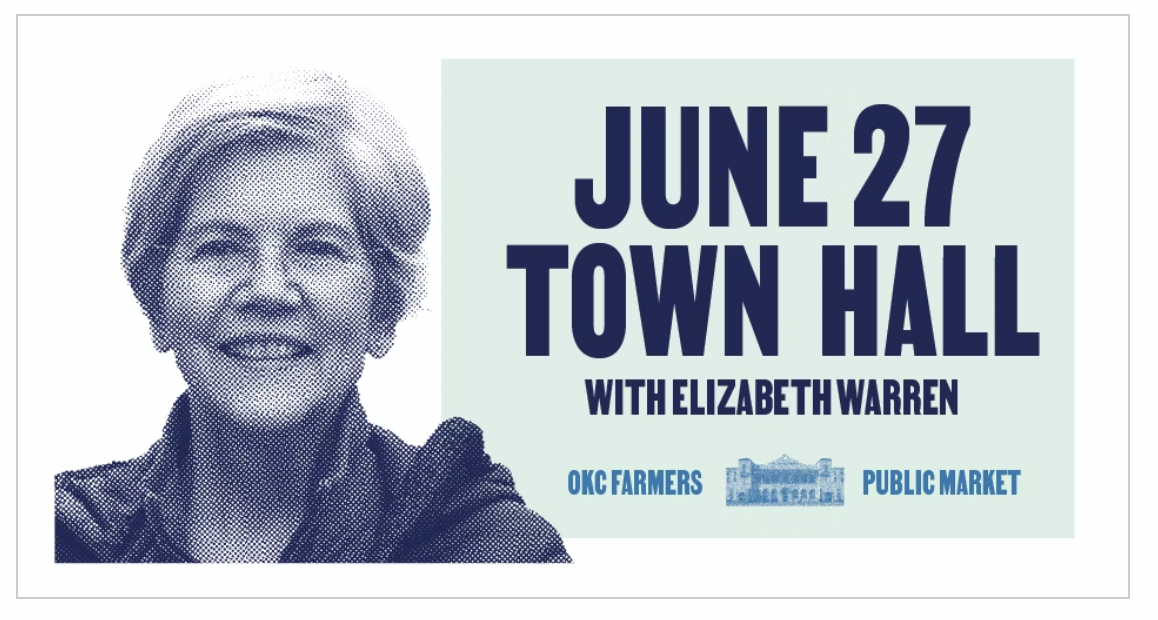 Oklahoma City Town Hall with Sen. Elizabeth Warren
