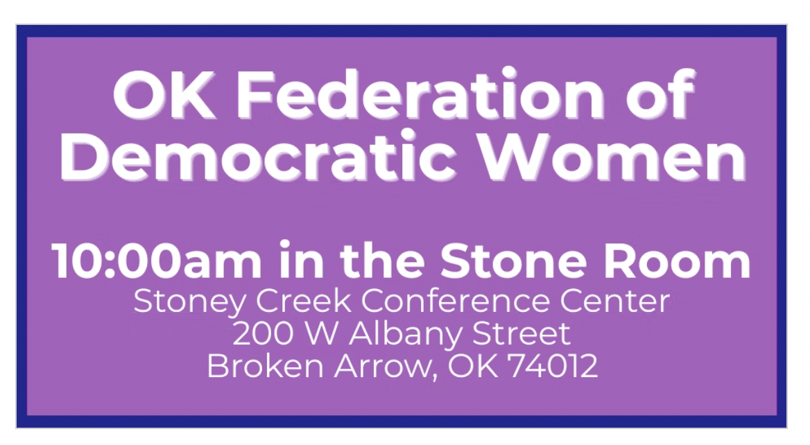 OKDems Womens Federation Panel