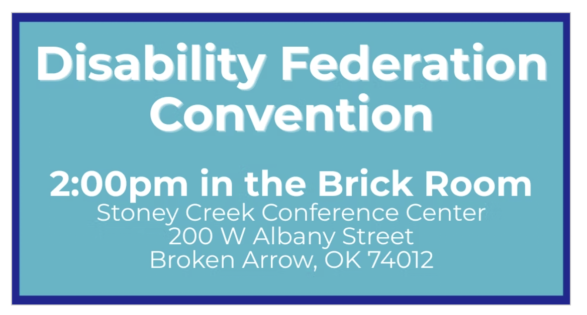 OKDems Disability Federation Convention