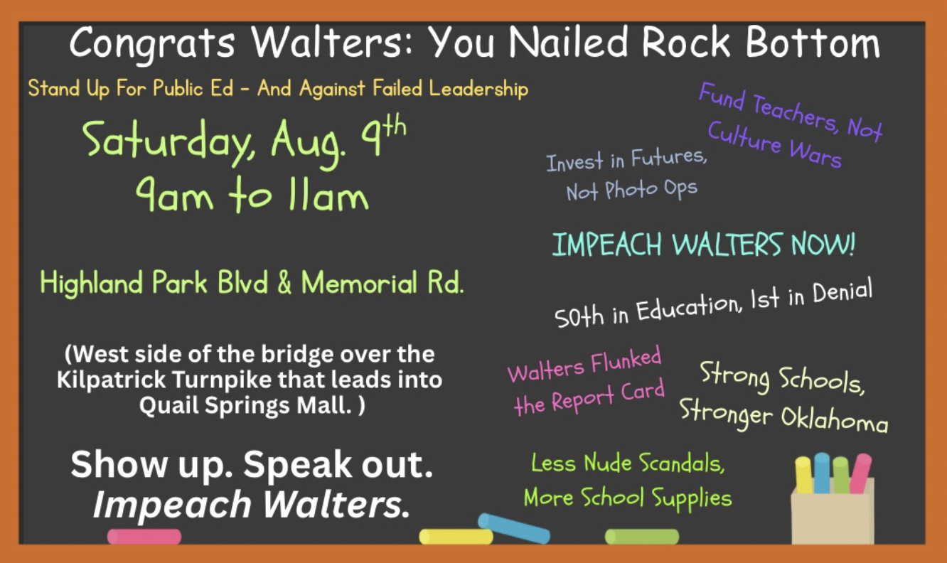 Stand Up for Public Schools and Failed Leadership Protest