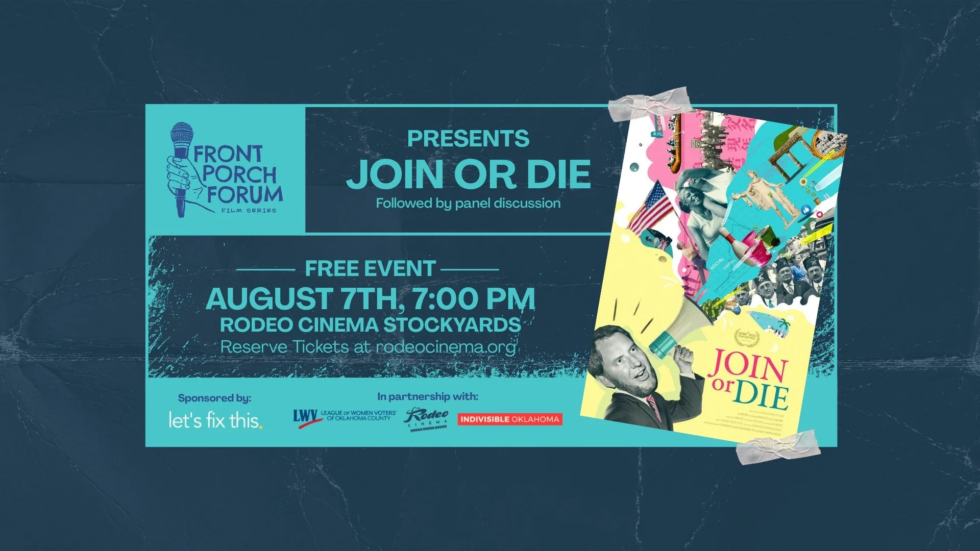 Front Porch Forum Presents: Join or Die - A Free Film and Community Conversation
