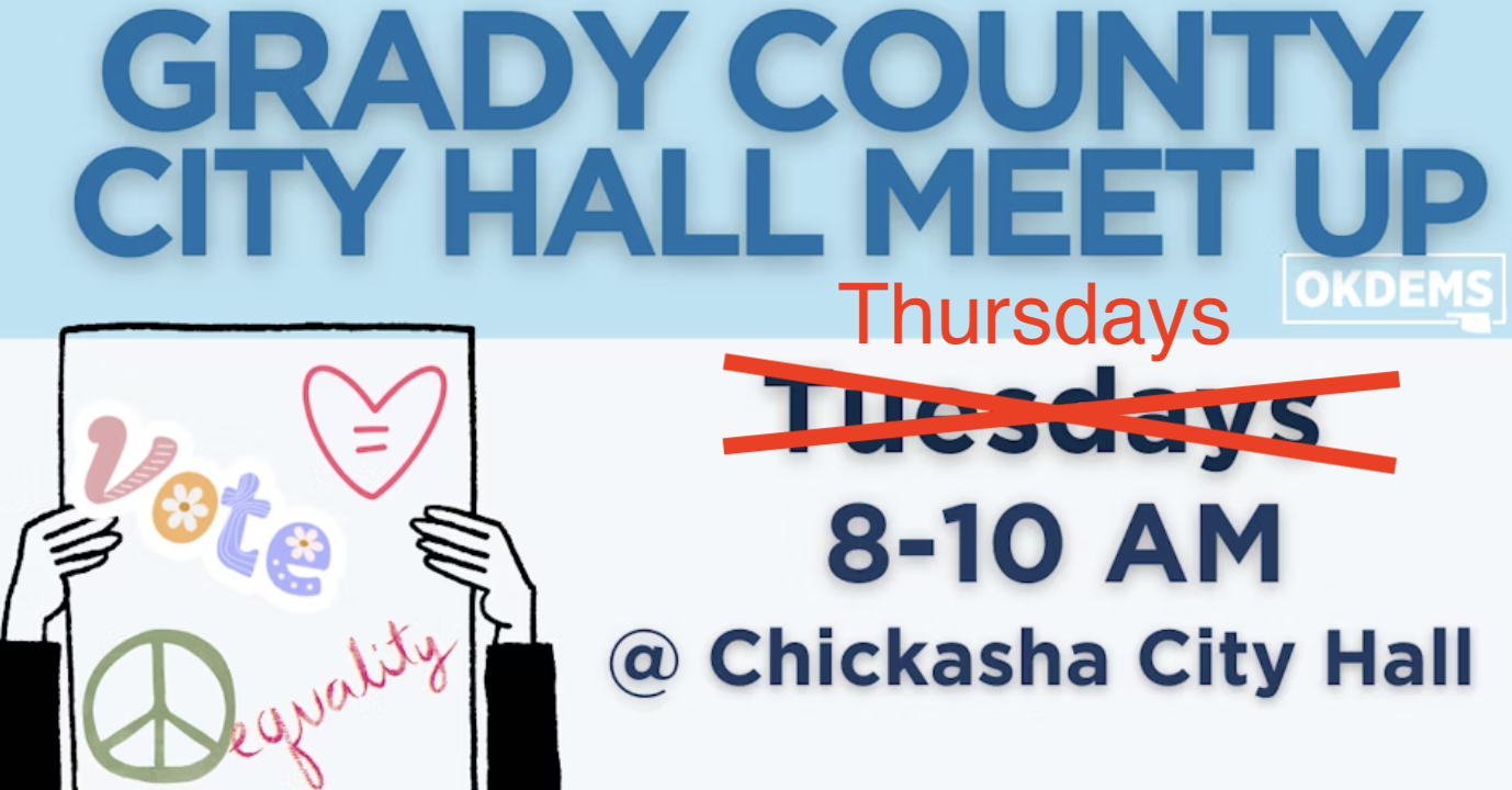 Grady County Weekly Protest