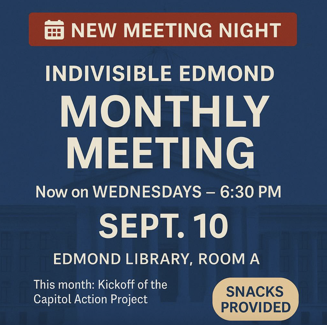 Indivisible Edmond Monthly Meeting
