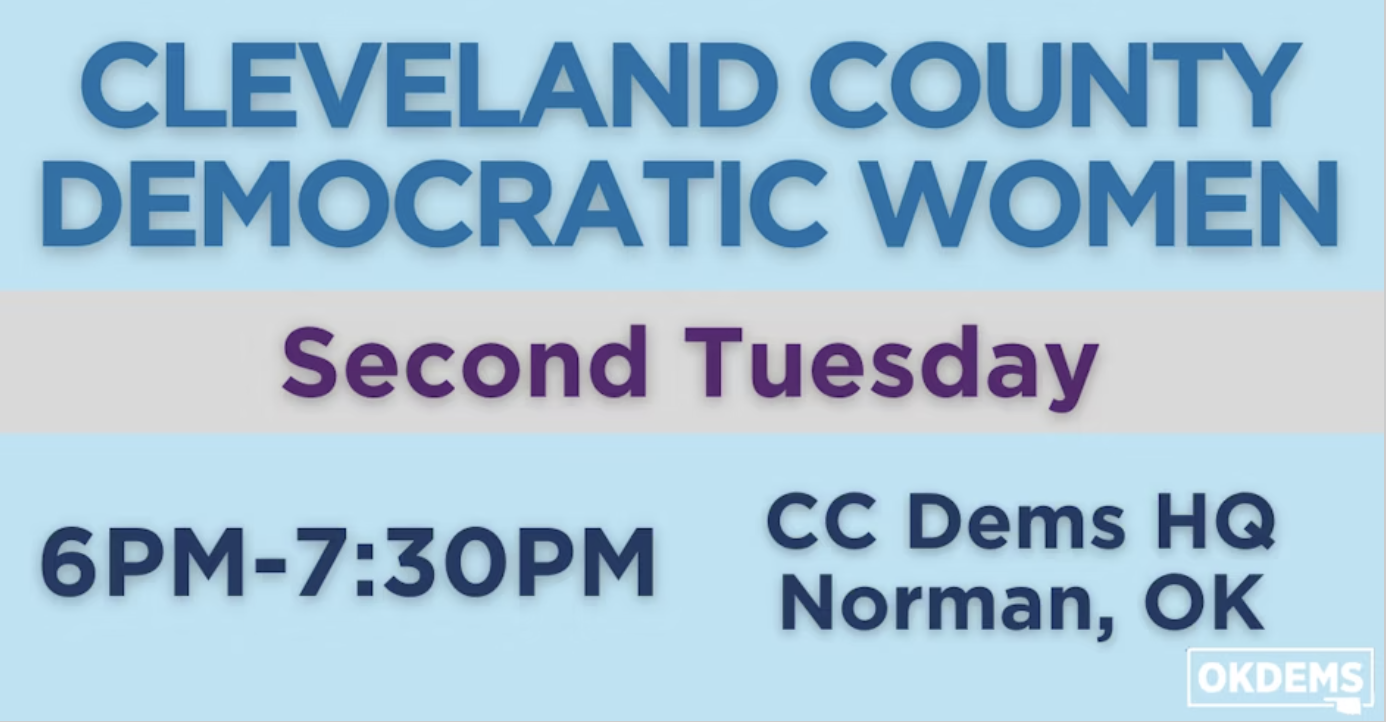 Cleveland County Democratic Women Monthly Meeting