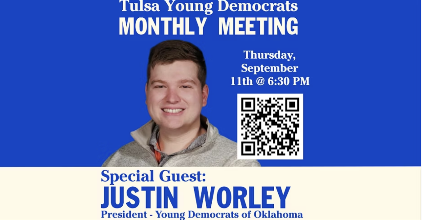 Tulsa Young Democrats: September Monthly Meeting