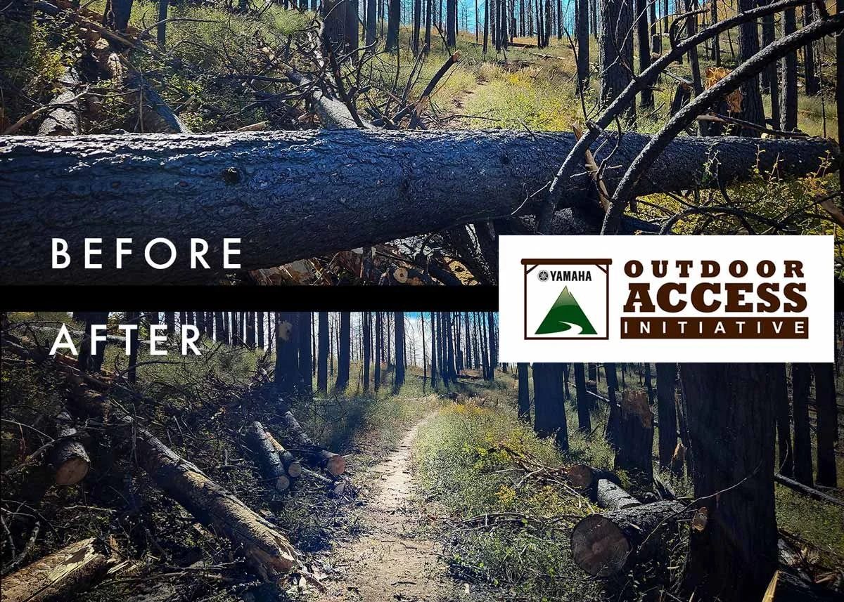 Yamaha Outdoor Access Initiative Awards SBTS Grant to Aid in Post-Dixie Fire Maintenance Work on Mount Hough