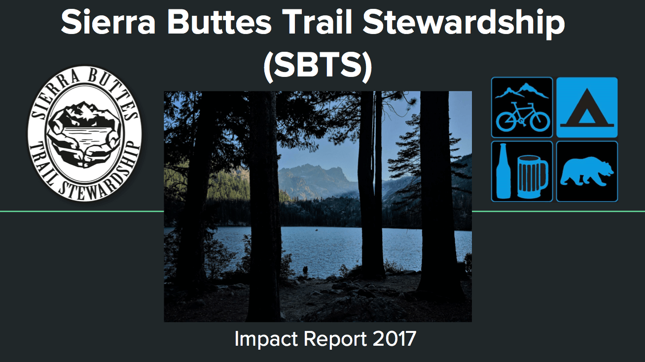 Sierra Buttes Trail Stewardship Impact Report 2017