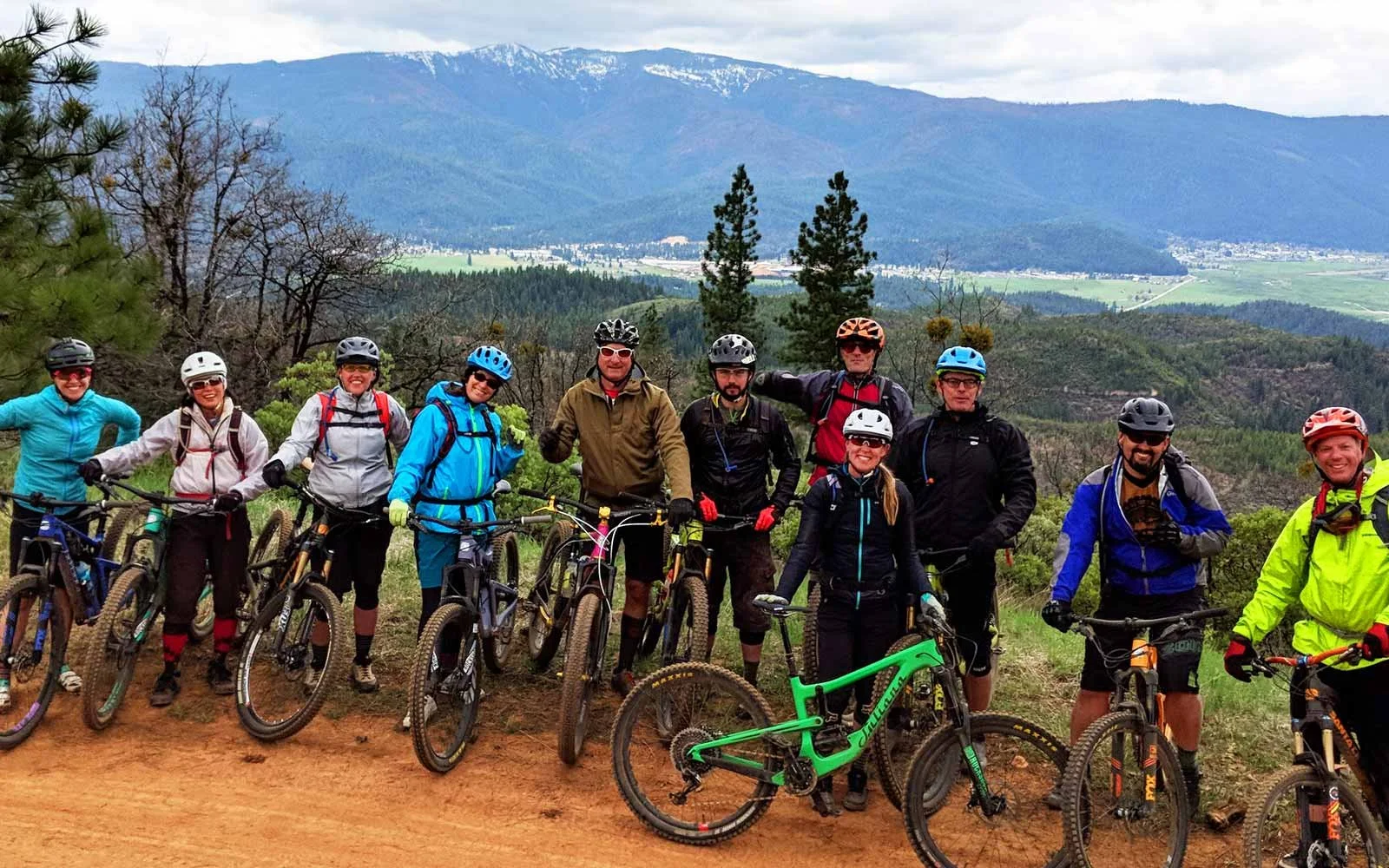 Mountain bikers in Quincy