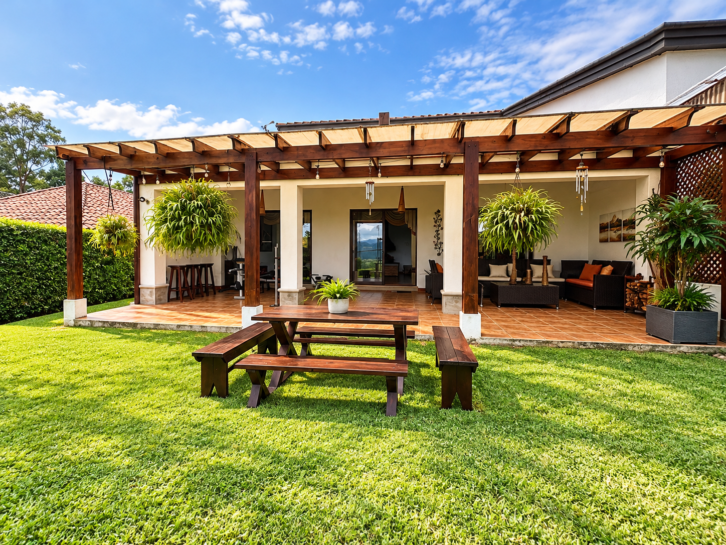 Patio Pergola con Jardín Soleado.png