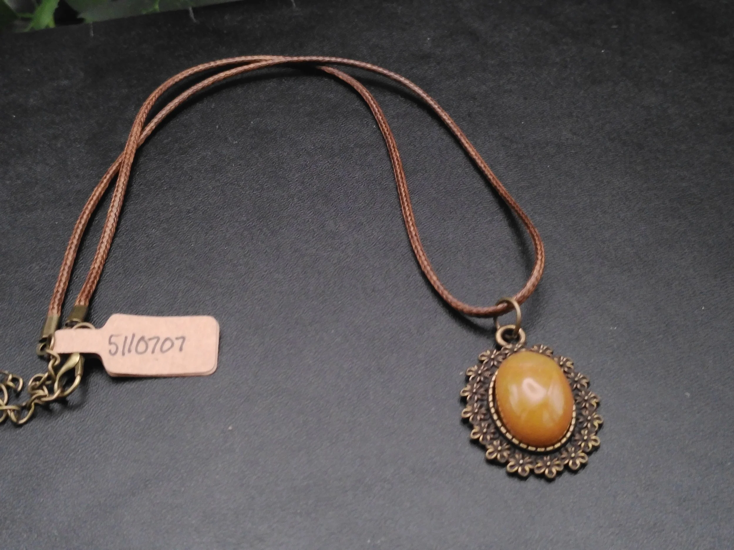 Yellow Jasper in Bronze