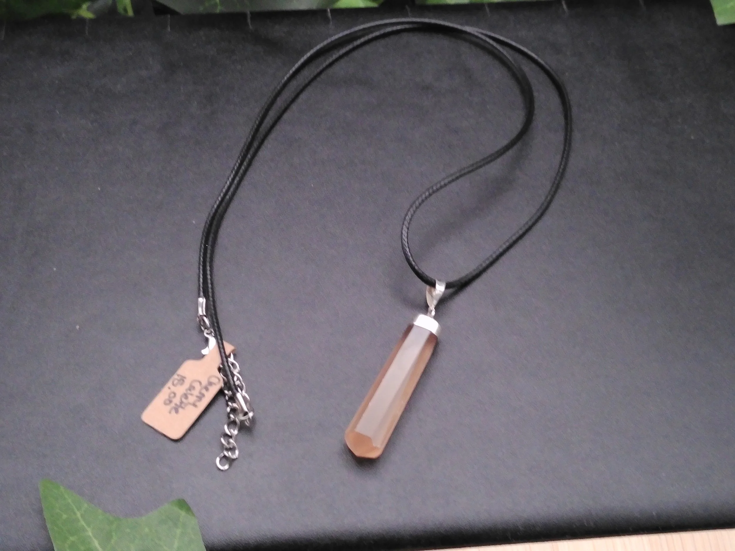 Cherry Calcite Pendant