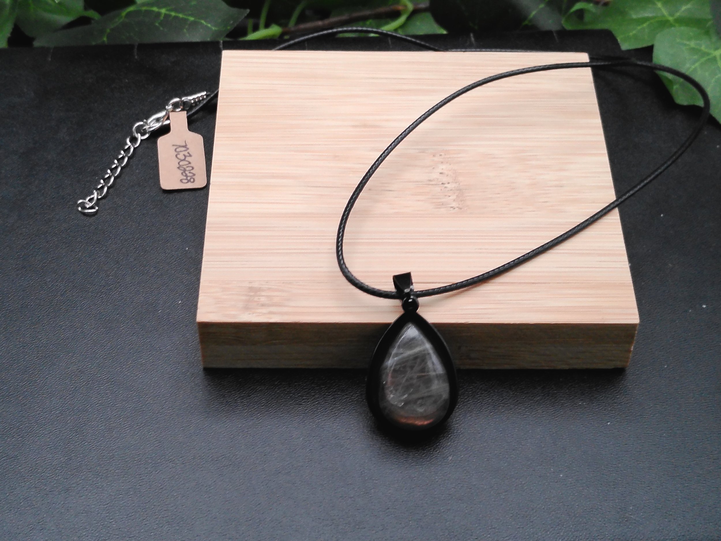 Labradorite in Dark silver