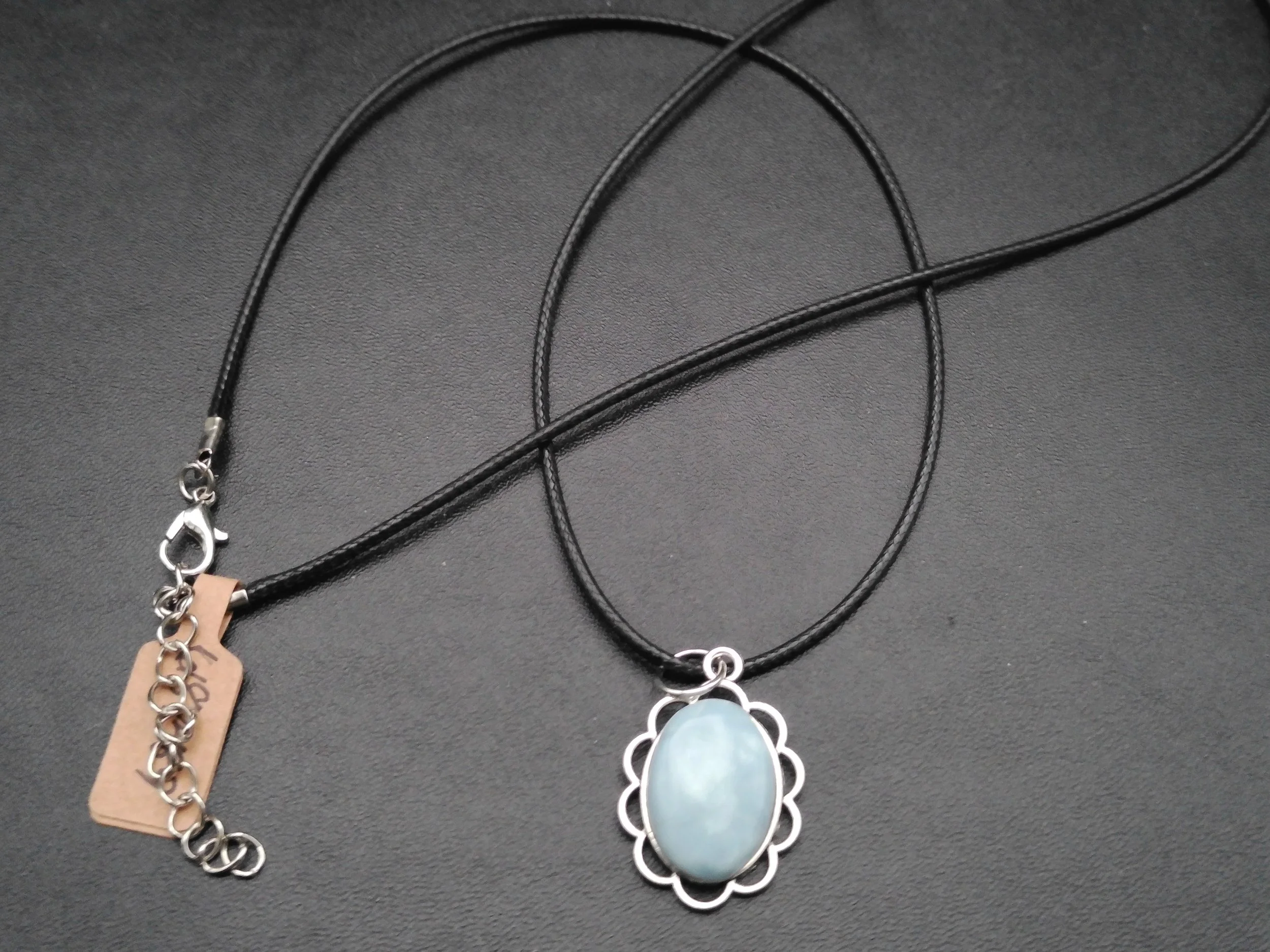 Blue Chalcedony In Silver