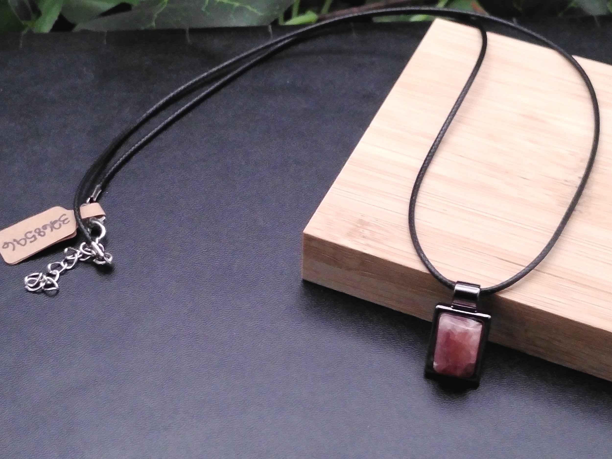 Rhodochrosite in Silver