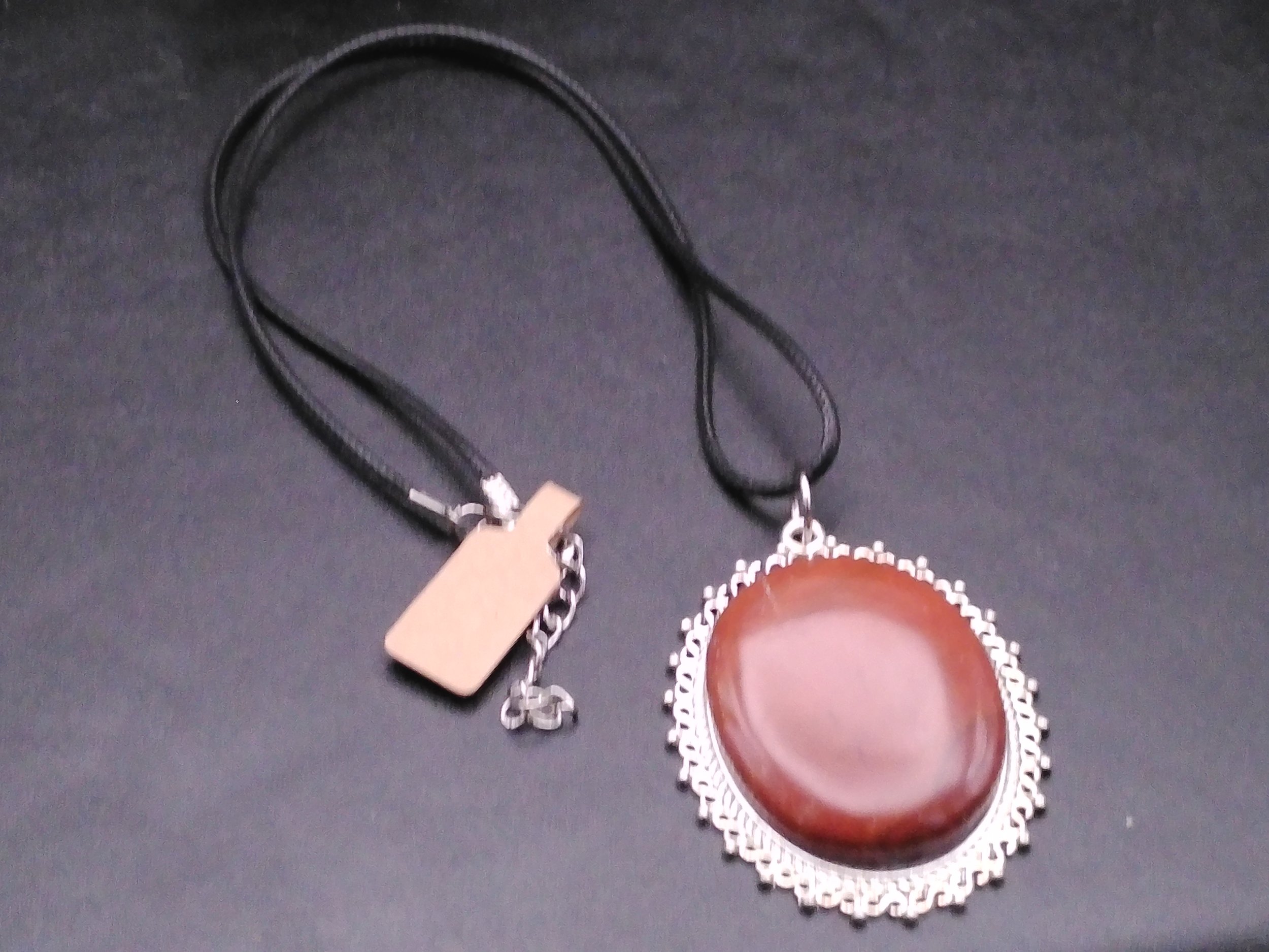 Large Red Jasper Pendant