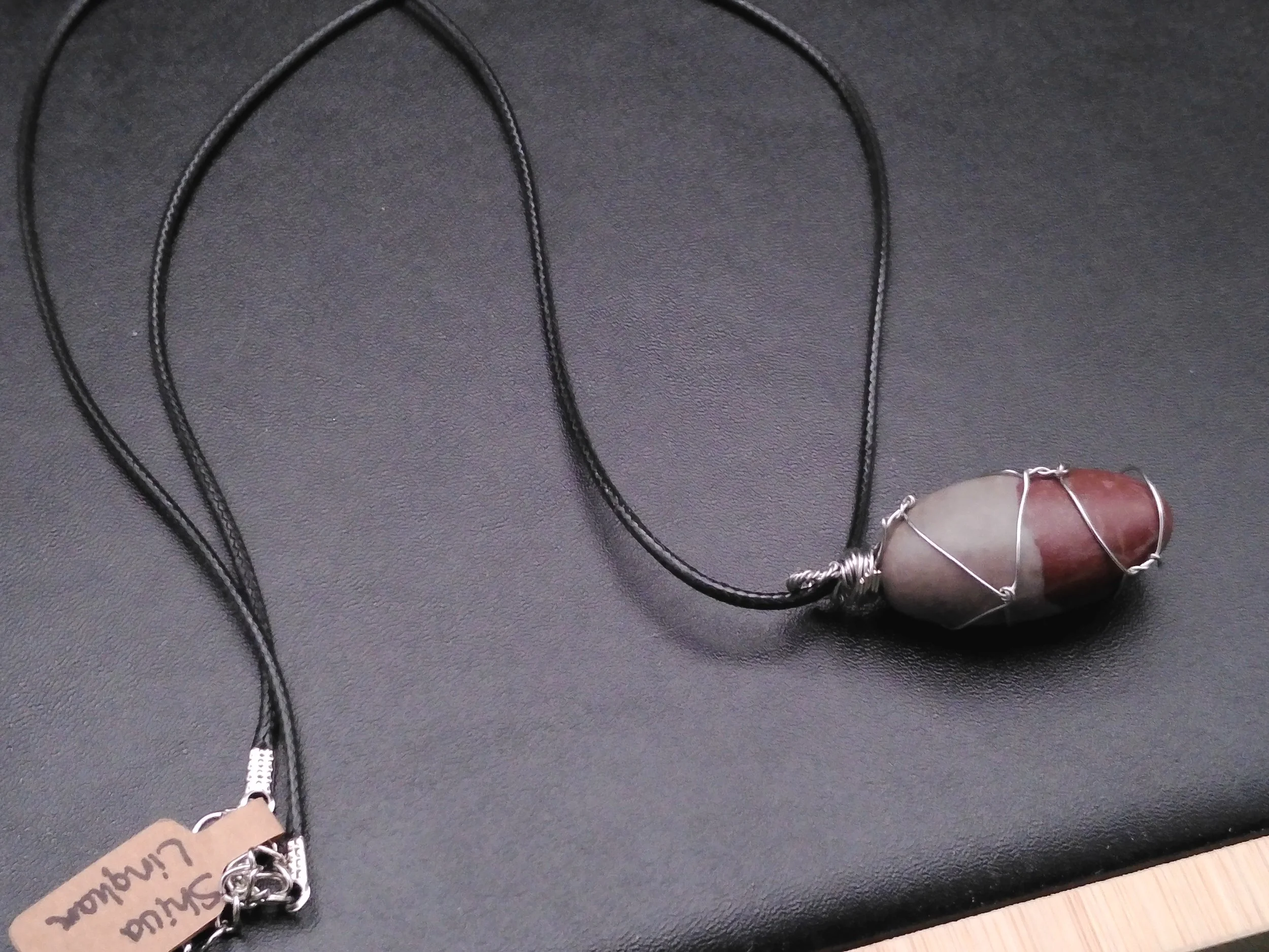 Shiva Lingam Stone wire wrapped