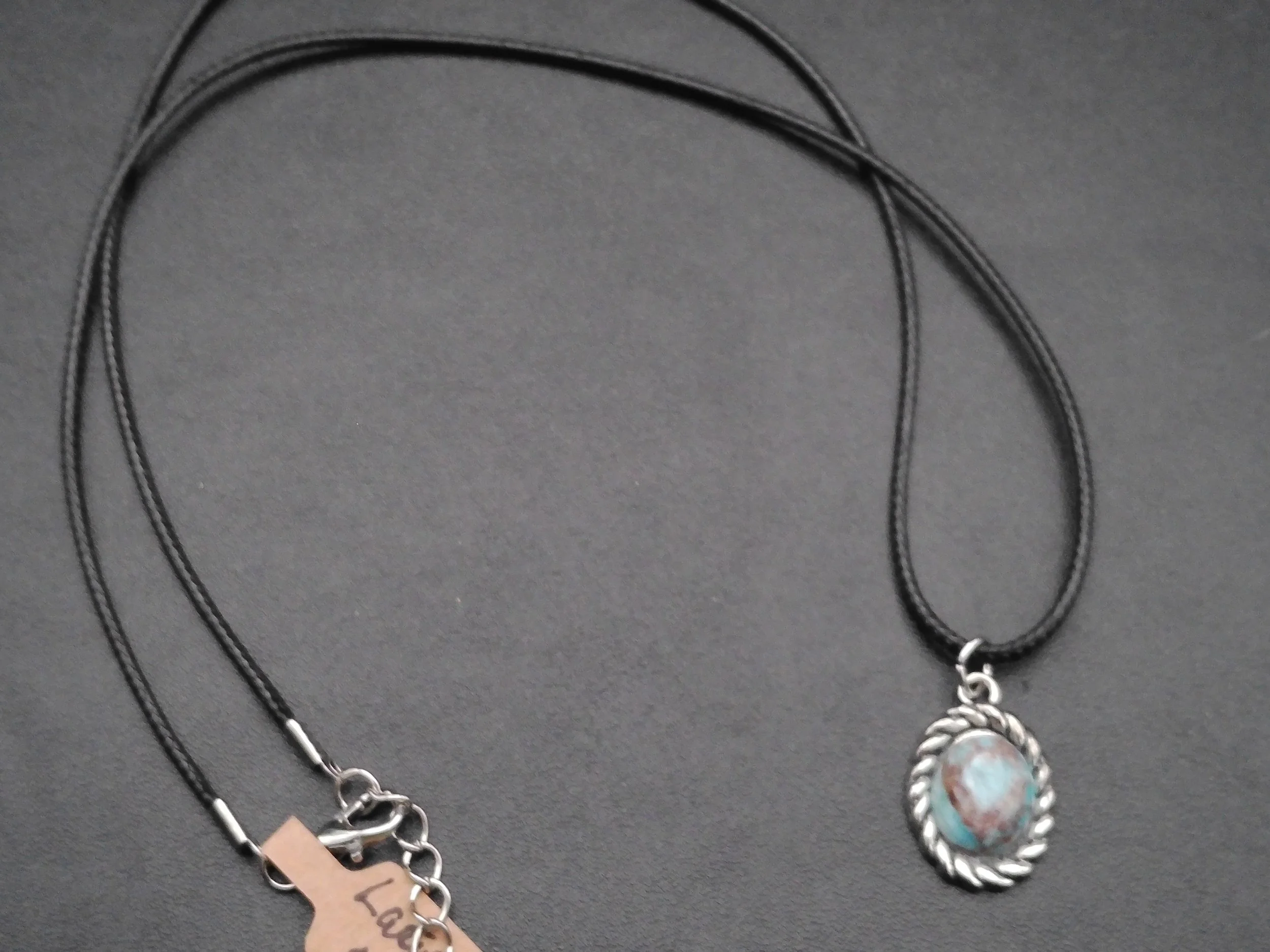 Larimar Pendant in Silver