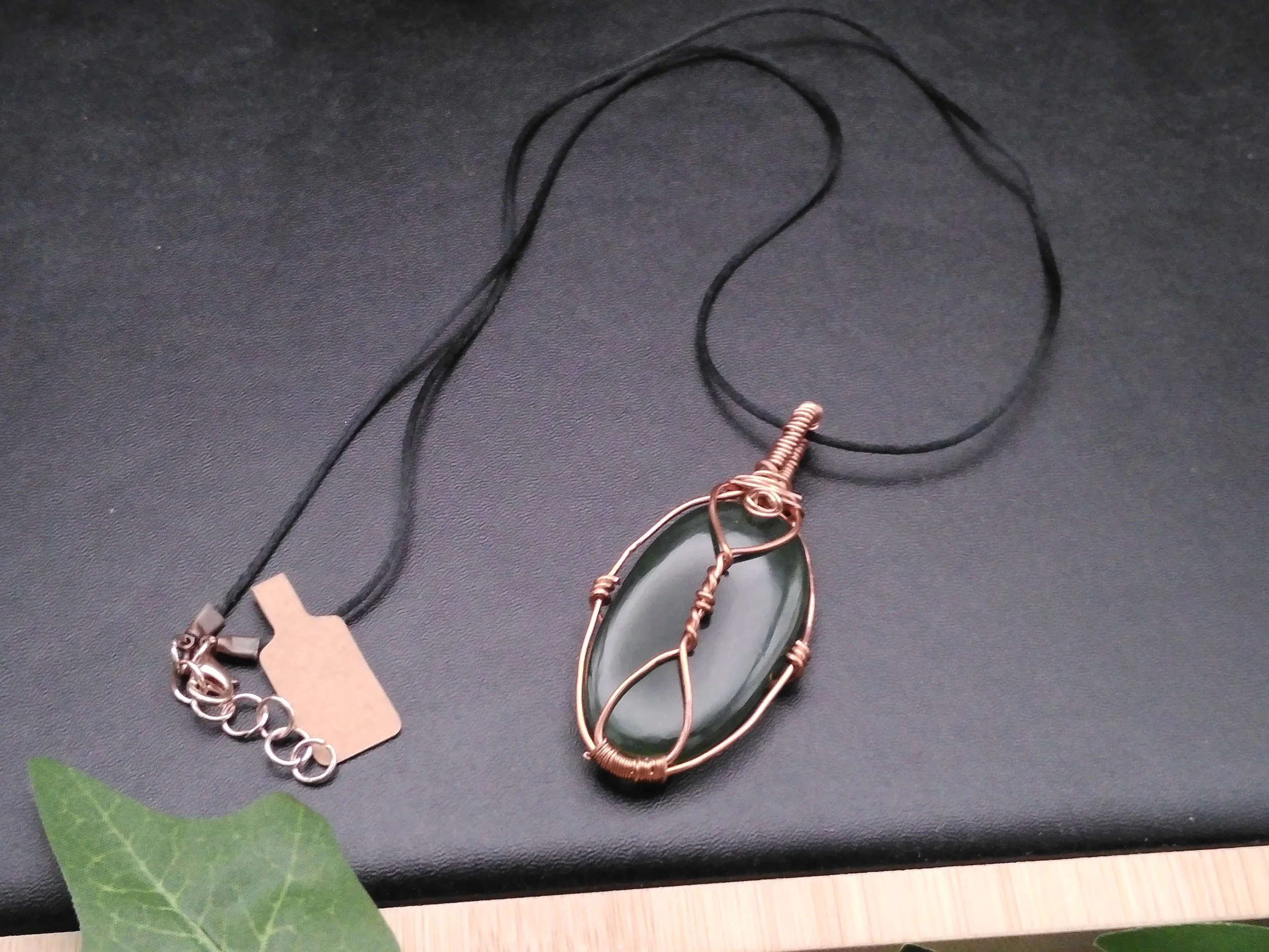 Nephrite Jade in Copper