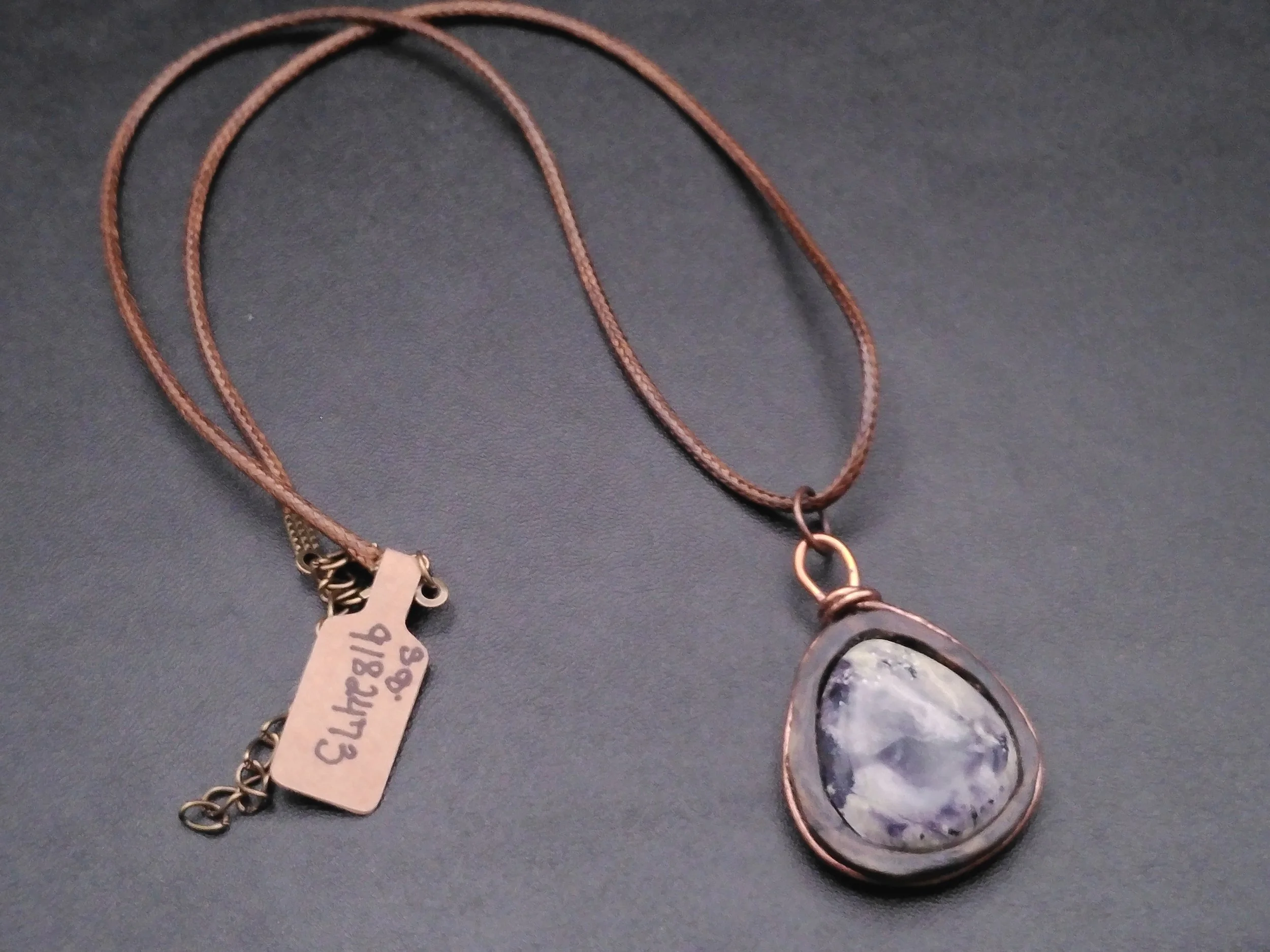 Tiffany Stone Set in wood