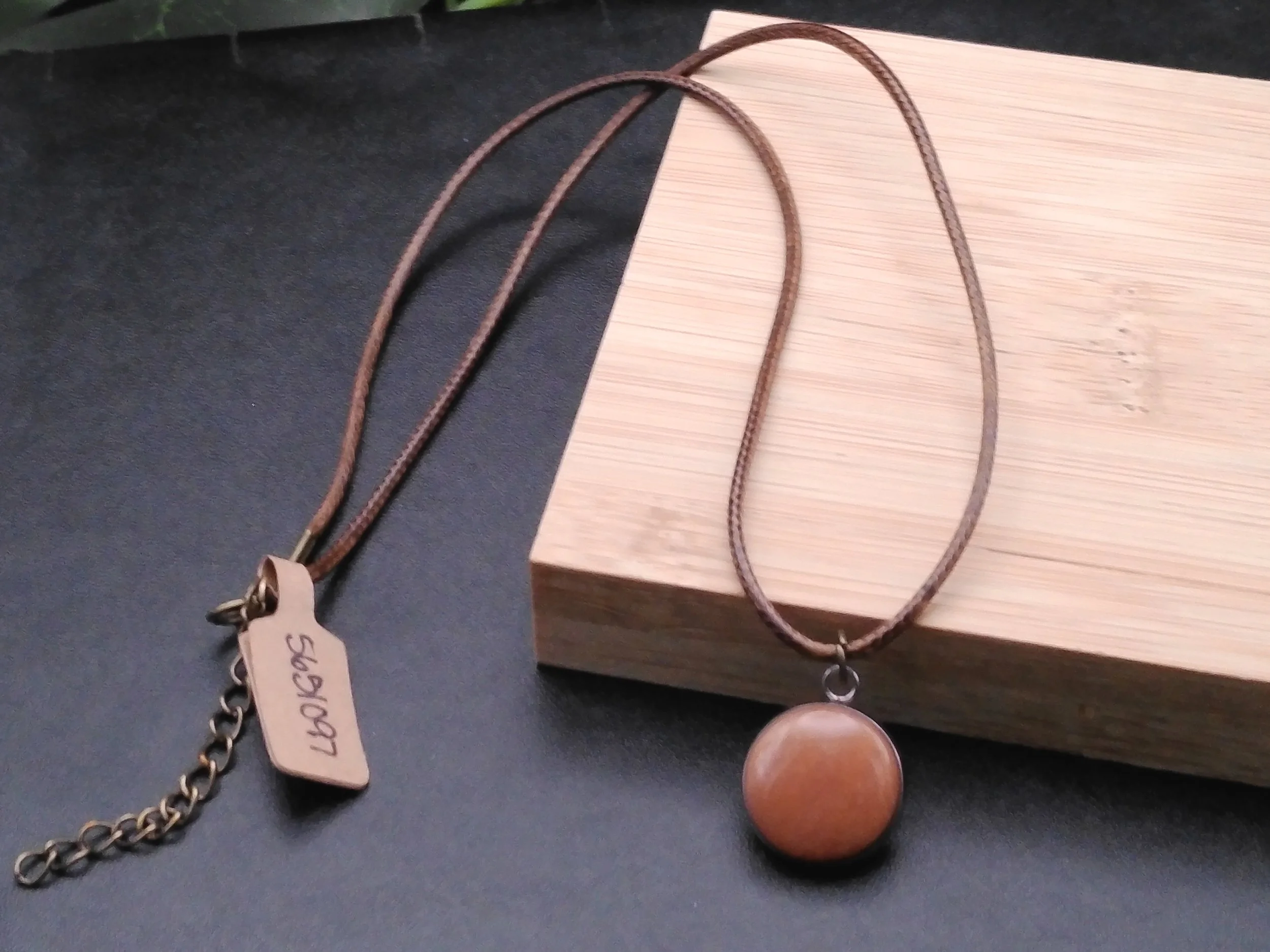 Peach Moonstone in Bronze