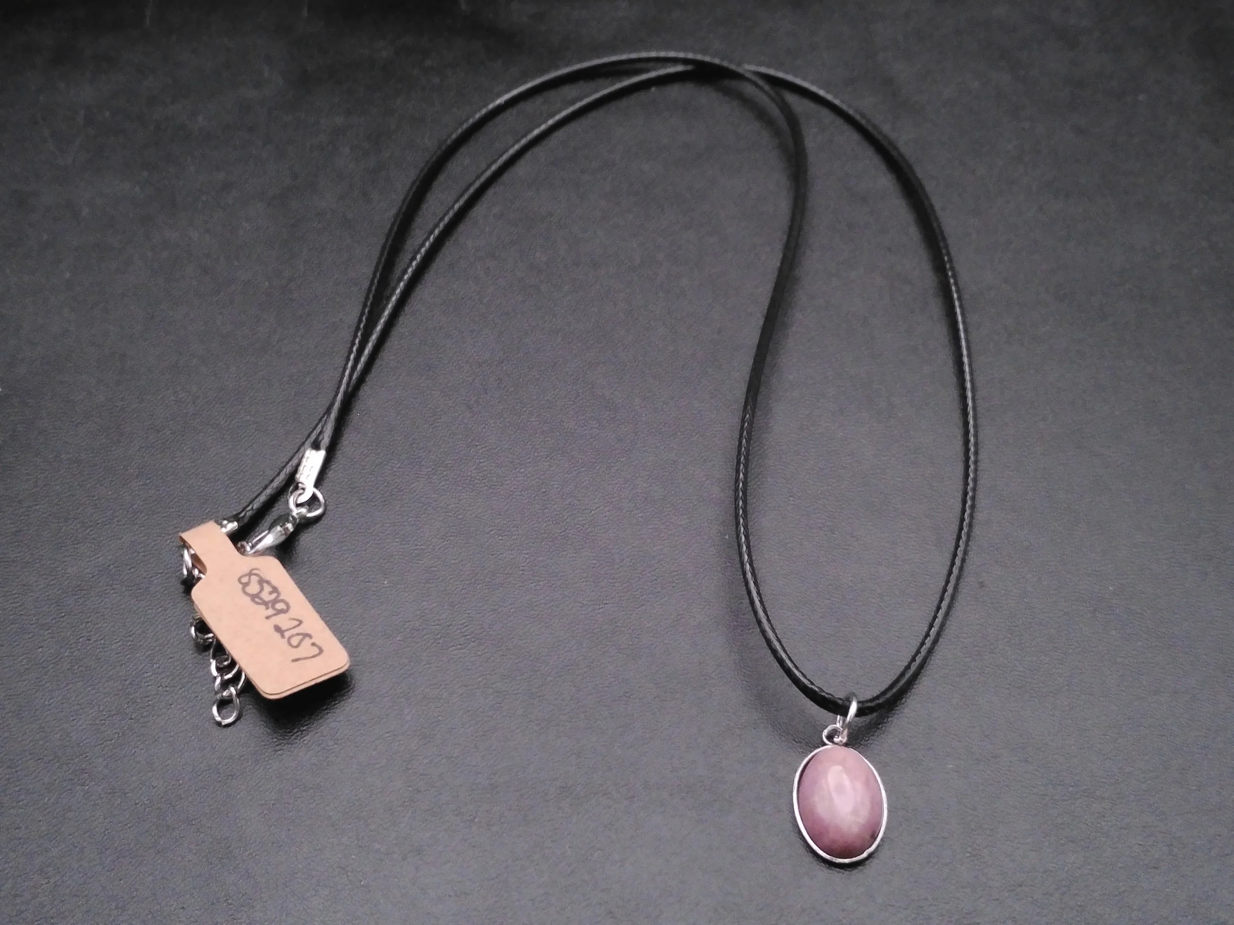 Rhodonite Pendant in Silver